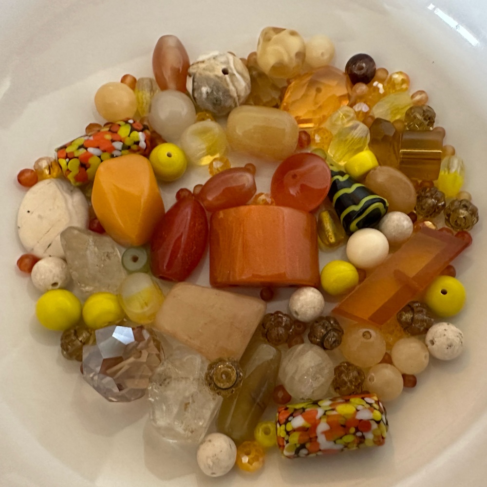 High End Yellow/Orange Bead Soup